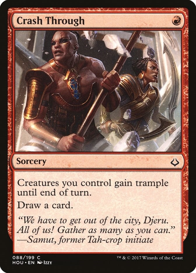 Image for Crash Through (88) (Hour of Devastation) - Magic: The Gathering