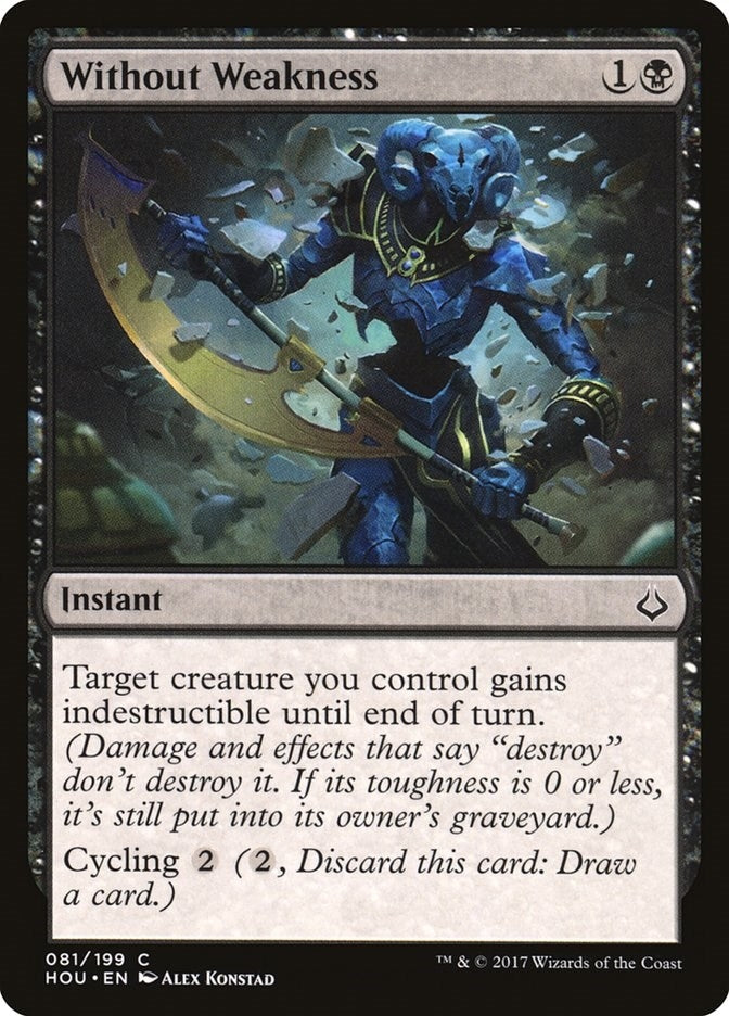 Image for Without Weakness (81) (Hour of Devastation) - Magic: The Gathering