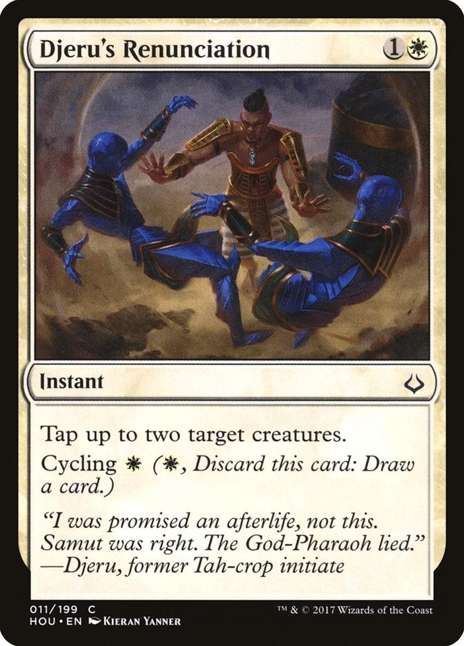 Image for Djeru's Renunciation (11) (Hour of Devastation) - Magic: The Gathering