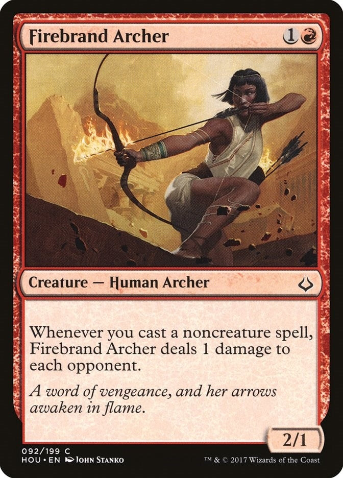 Image for Firebrand Archer (92) (Hour of Devastation) - Magic: The Gathering
