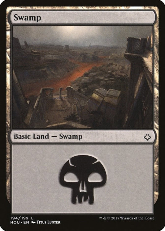 Image for Swamp (194) (194) (Hour of Devastation) - Magic: The Gathering