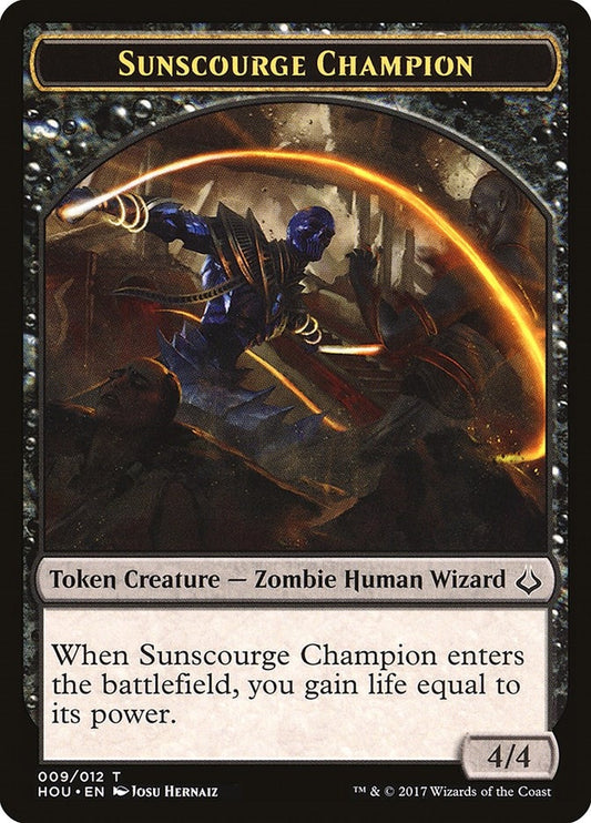 Image for Sunscourge Champion Token (9) (Hour of Devastation) - Magic: The Gathering