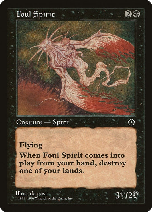 Image for Foul Spirit (Portal Second Age) - Magic: The Gathering