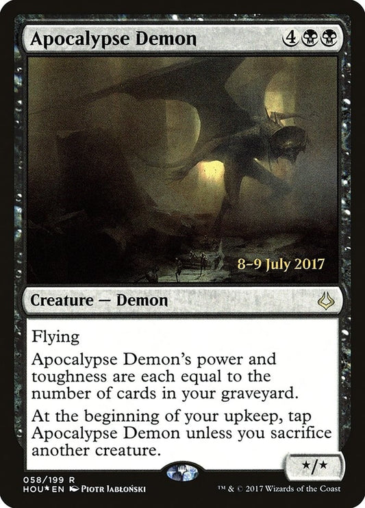 Image for Apocalypse Demon (58) (Prerelease Cards) - Magic: The Gathering