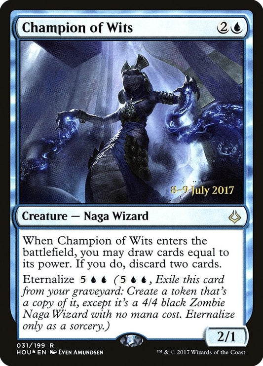 Image for Champion of Wits (31) (Prerelease Cards) - Magic: The Gathering