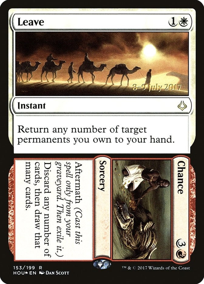 Image for Leave // Chance (153) (Prerelease Cards) - Magic: The Gathering