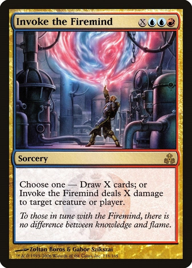 Image for Invoke the Firemind (118) (Guildpact) - Magic: The Gathering