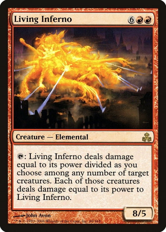 Image for Living Inferno (69) (Guildpact) - Magic: The Gathering