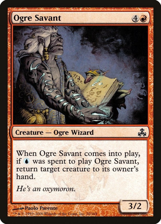 Image for Ogre Savant (70) (Guildpact) - Magic: The Gathering