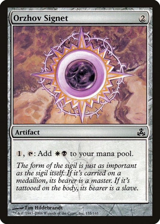 Image for Orzhov Signet (155) (Guildpact) - Magic: The Gathering