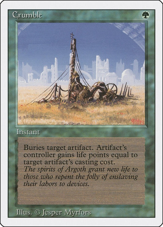 Image for Crumble (Revised Edition) - Magic: The Gathering