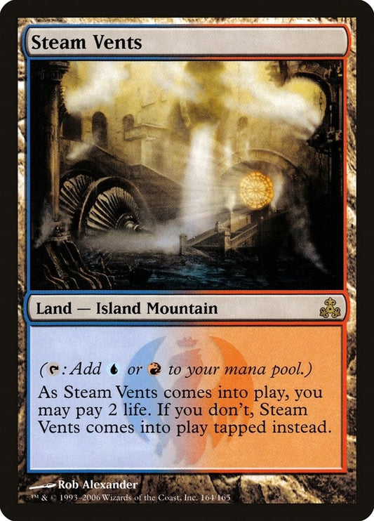 Image for Steam Vents (164) (Guildpact) - Magic: The Gathering