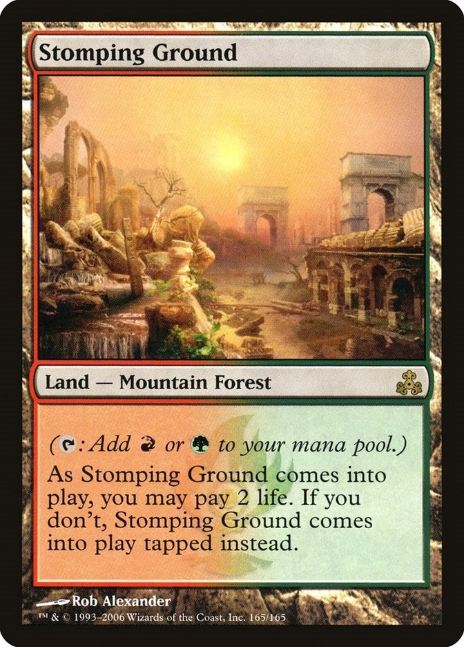 Image for Stomping Ground (165) (Guildpact) - Magic: The Gathering