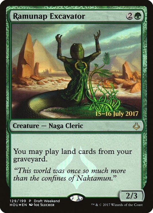 Image for Ramunap Excavator (Draft Weekend) (129) (Launch Party & Release Event Promos) - Magic: The Gathering