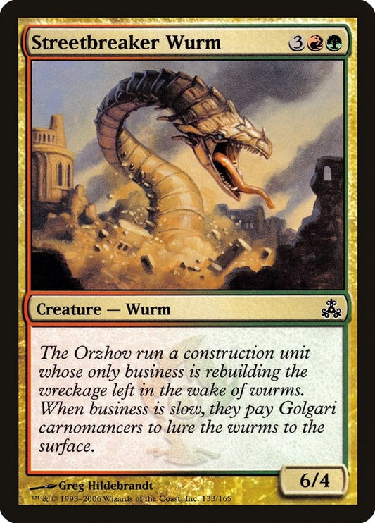 Image for Streetbreaker Wurm (133) (Guildpact) - Magic: The Gathering