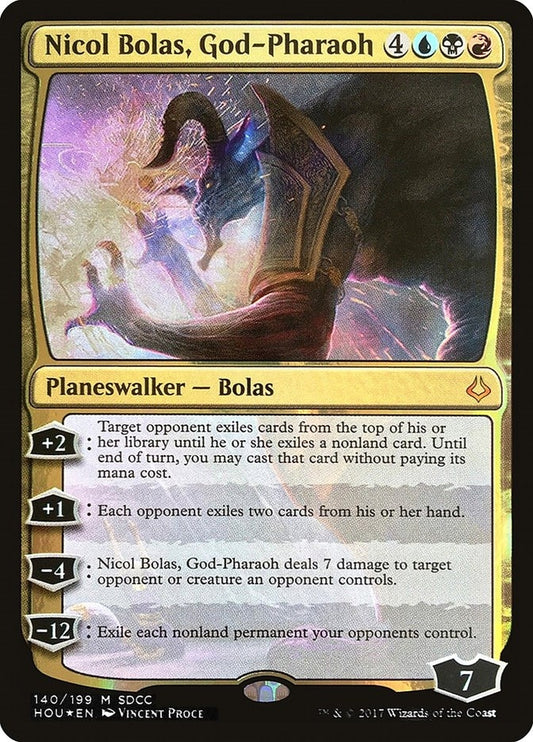 Image for Nicol Bolas, God-Pharaoh (SDCC 2017 Exclusive) (140) (Media Promos) - Magic: The Gathering
