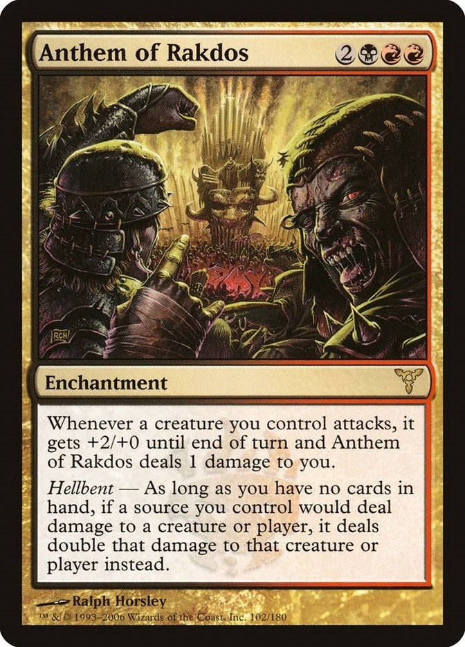 Image for Anthem of Rakdos (102) (Dissension) - Magic: The Gathering
