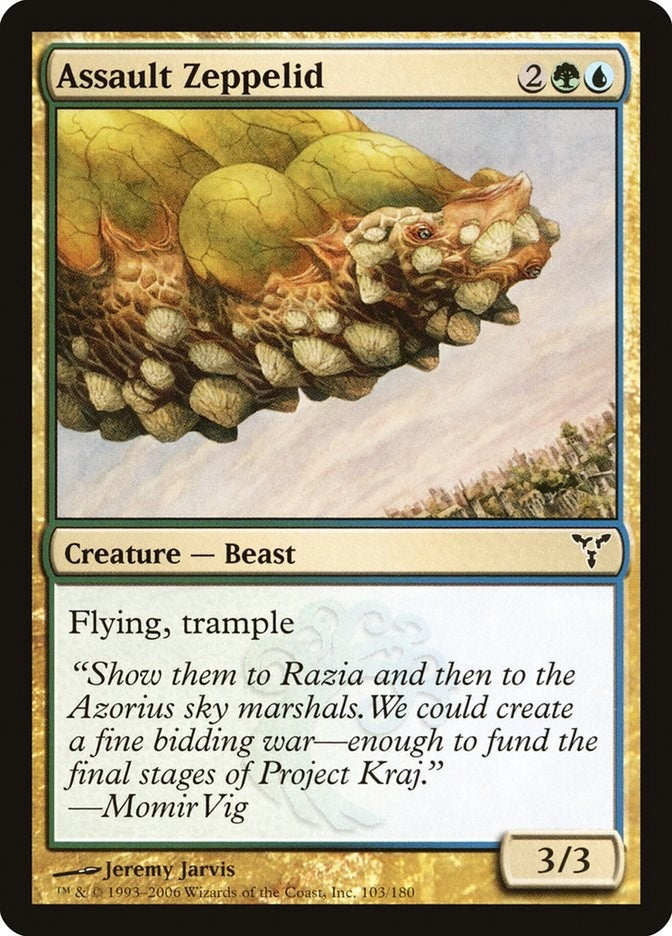 Image for Assault Zeppelid (103) (Dissension) - Magic: The Gathering