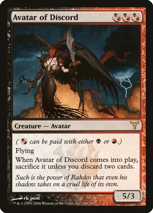 Image for Avatar of Discord (140) (Dissension) - Magic: The Gathering