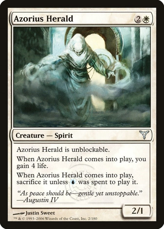 Image for Azorius Herald (2) (Dissension) - Magic: The Gathering