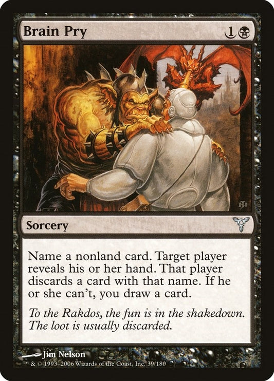 Image for Brain Pry (39) (Dissension) - Magic: The Gathering