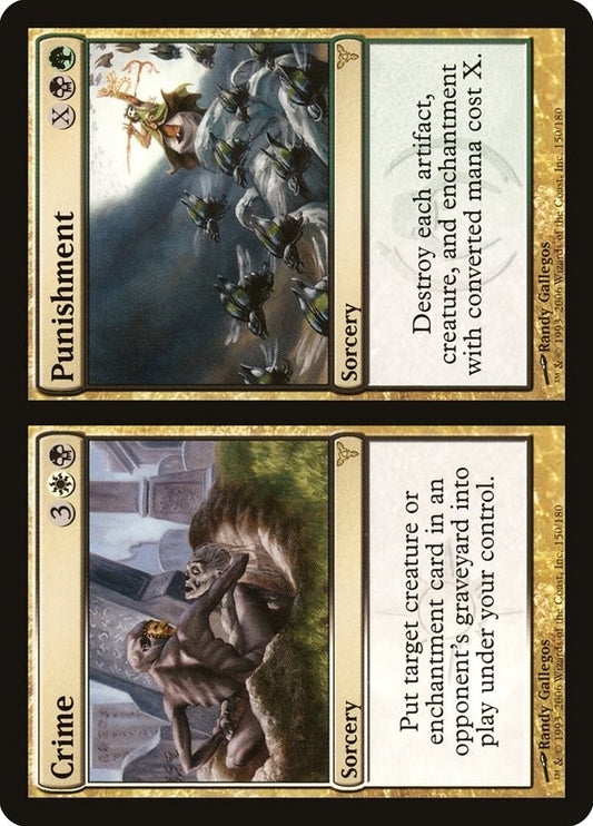 Image for Crime // Punishment (150) (Dissension) - Magic: The Gathering