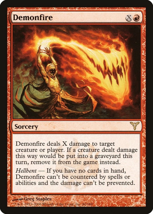 Image for Demonfire (60) (Dissension) - Magic: The Gathering