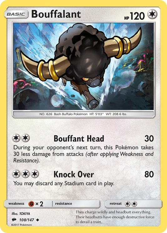 Image for Bouffalant (108/147) (SM - Burning Shadows) - Pokemon