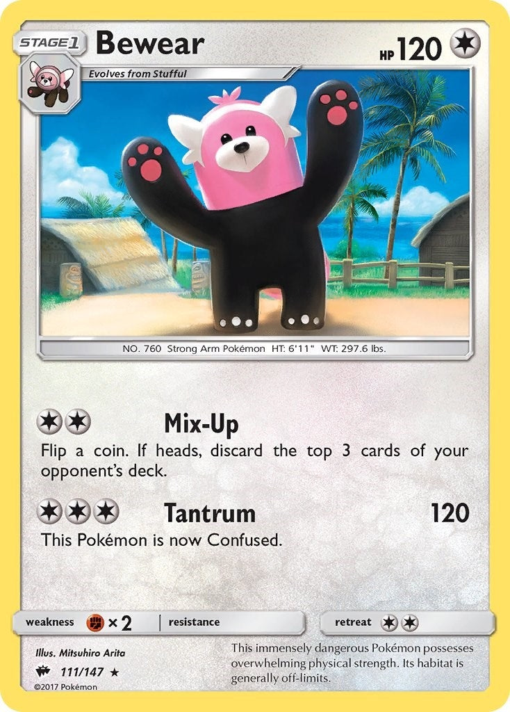 Image for Bewear (111/147) (SM - Burning Shadows) - Pokemon