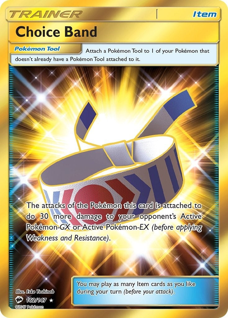 Image for Choice Band (Secret) (162/147) (SM - Burning Shadows) - Pokemon