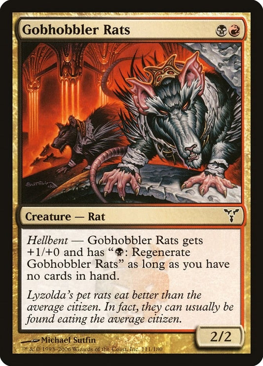 Image for Gobhobbler Rats (111) (Dissension) - Magic: The Gathering