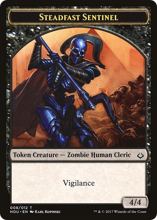 Image for Steadfast Sentinel // Zombie Double-Sided Token (8 // 20) (Hour of Devastation) - Magic: The Gathering