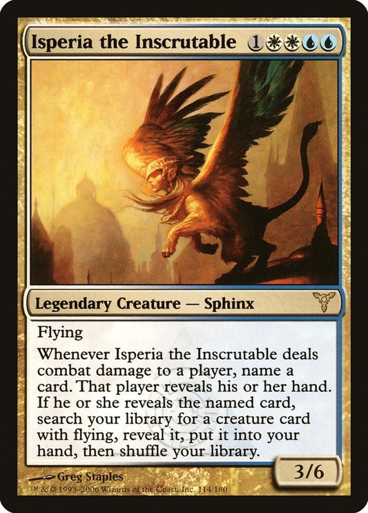 Image for Isperia the Inscrutable (114) (Dissension) - Magic: The Gathering