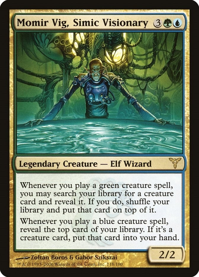 Image for Momir Vig, Simic Visionary (118) (Dissension) - Magic: The Gathering