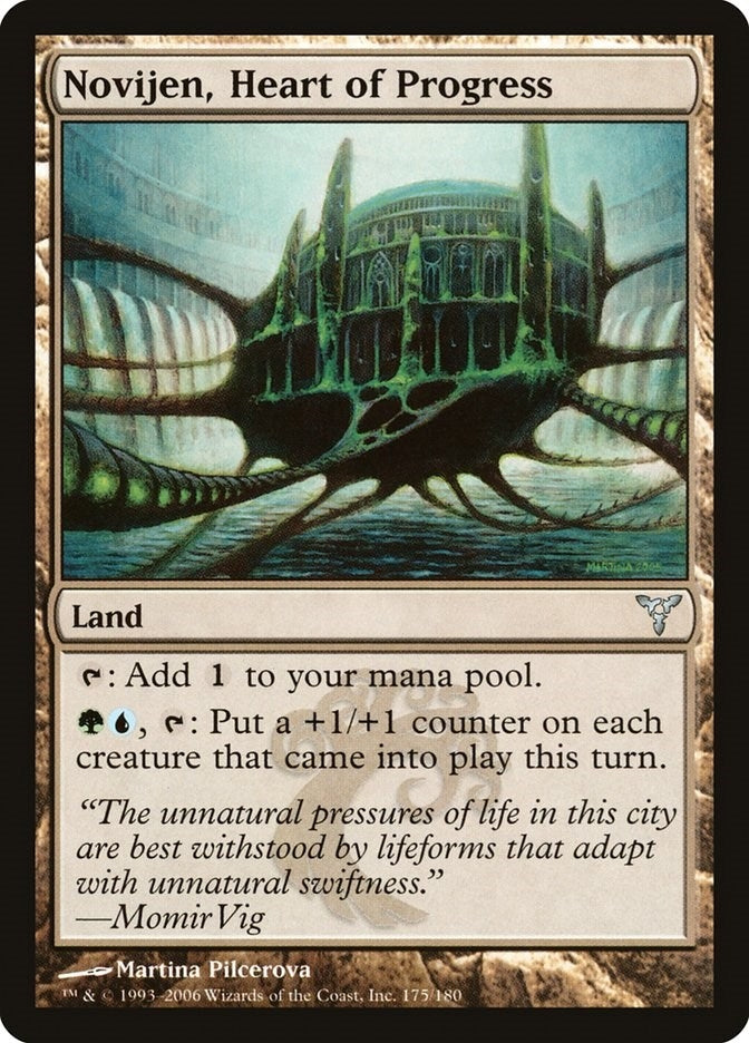 Image for Novijen, Heart of Progress (175) (Dissension) - Magic: The Gathering