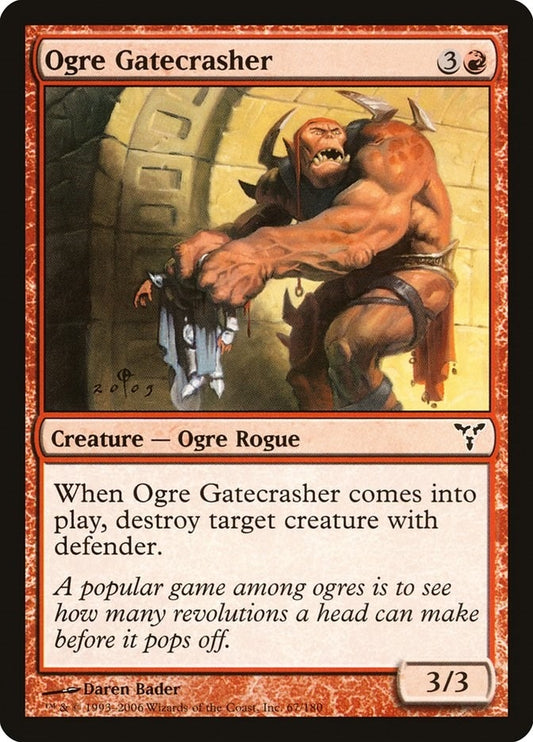 Image for Ogre Gatecrasher (67) (Dissension) - Magic: The Gathering
