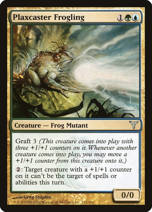Image for Plaxcaster Frogling (123) (Dissension) - Magic: The Gathering