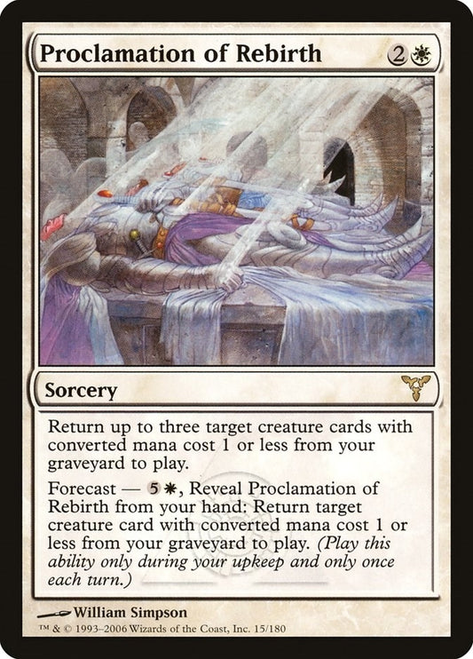 Image for Proclamation of Rebirth (15) (Dissension) - Magic: The Gathering