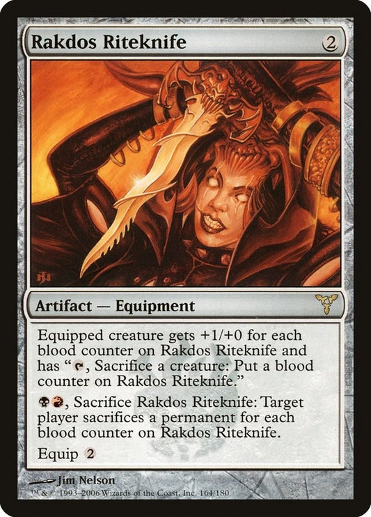 Image for Rakdos Riteknife (164) (Dissension) - Magic: The Gathering