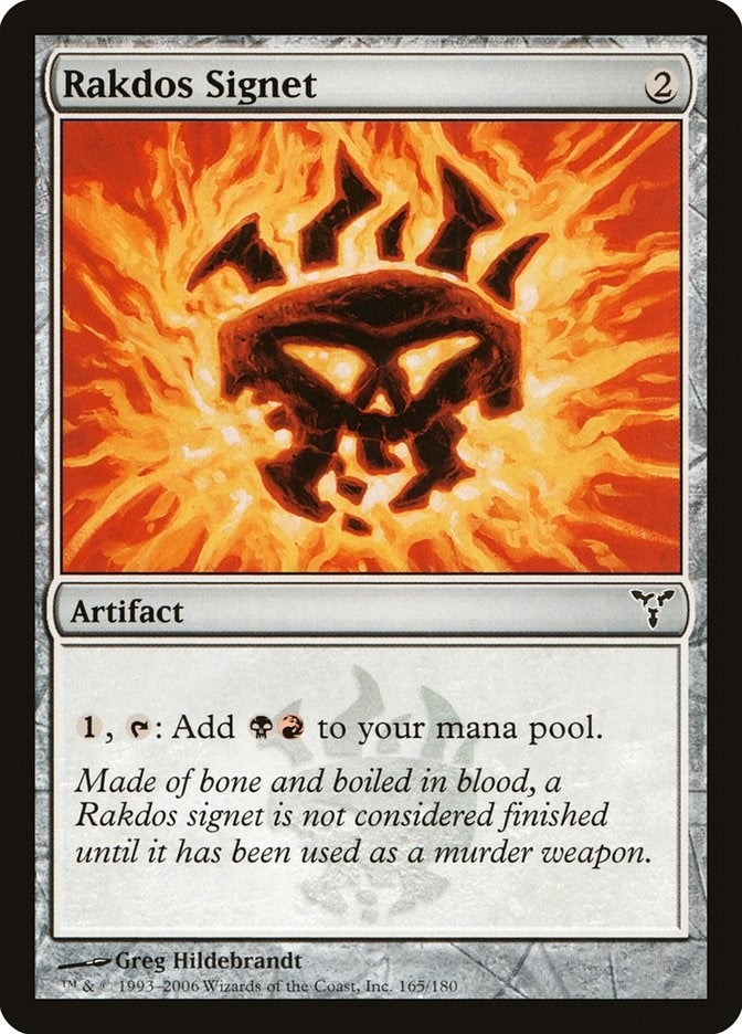 Image for Rakdos Signet (165) (Dissension) - Magic: The Gathering