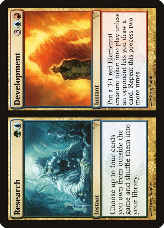 Image for Research // Development (155) (Dissension) - Magic: The Gathering