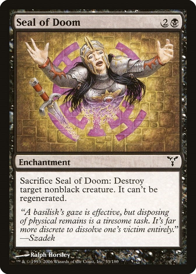 Image for Seal of Doom (53) (Dissension) - Magic: The Gathering