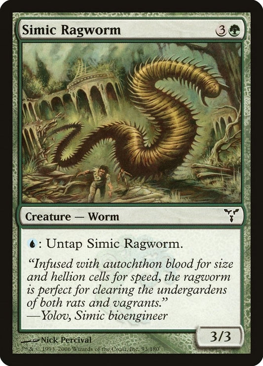 Image for Simic Ragworm (93) (Dissension) - Magic: The Gathering