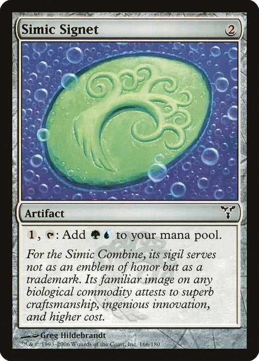 Image for Simic Signet (166) (Dissension) - Magic: The Gathering