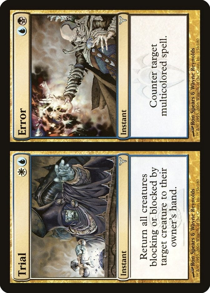 Image for Trial // Error (158) (Dissension) - Magic: The Gathering