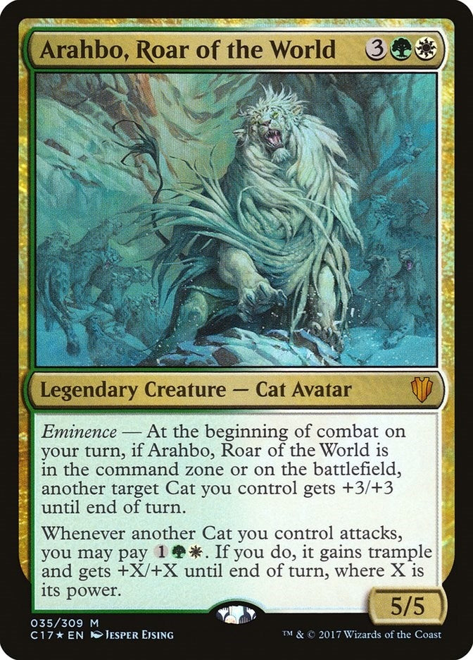 Image for Arahbo, Roar of the World (35) (Commander 2017) - Magic: The Gathering