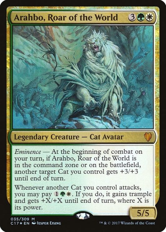 Image for Arahbo, Roar of the World (35) (Commander 2017) - Magic: The Gathering