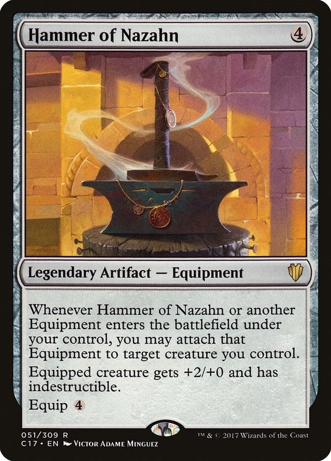 Image for Hammer of Nazahn (51) (Commander 2017) - Magic: The Gathering
