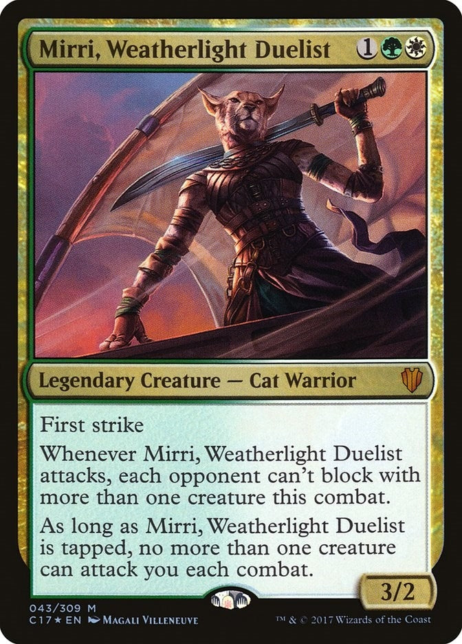 Image for Mirri, Weatherlight Duelist (43) (Commander 2017) - Magic: The Gathering
