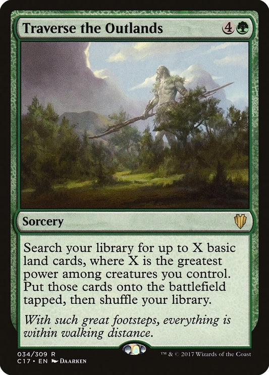 Image for Traverse the Outlands (34) (Commander 2017) - Magic: The Gathering